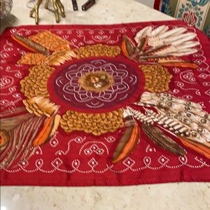 Gorgeous Vintage Longchamp Silk Scarf